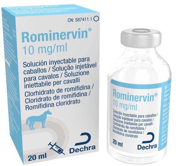 Romifidina 10 mg/ml inyectable para caballos