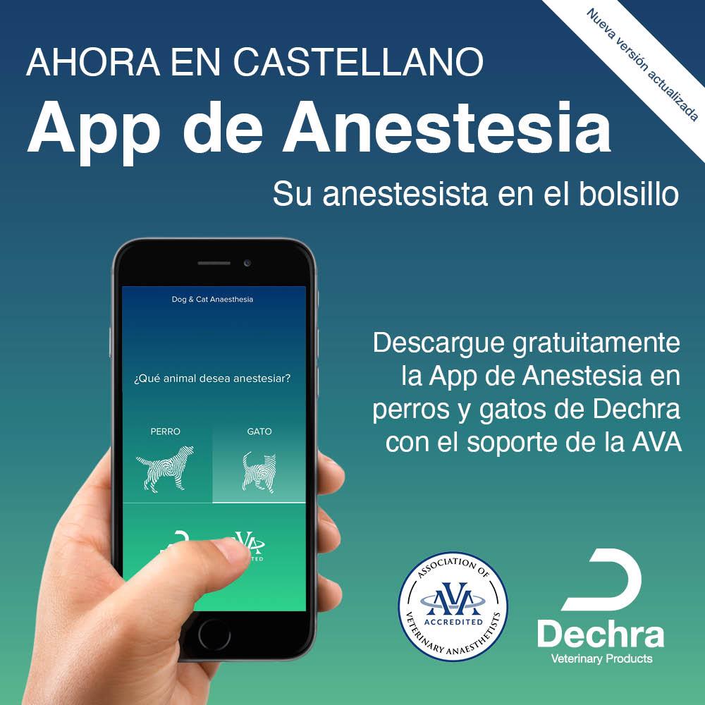La aplicación Dechra /AVA de anestesia para perros y gatos es aún mejor que antes