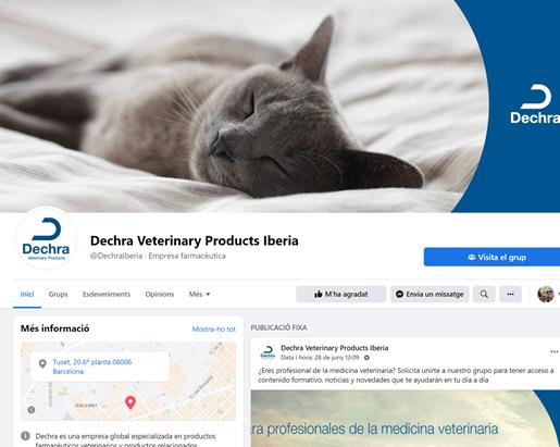Dechra lanza su nueva página de Facebook para Iberia