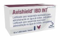 Avishield IBD INT liofilizado para suspensión oculonasal y para administración en agua de be-bida para pollos