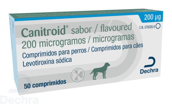 Canitroid sabor 200 µg comprimidos para perros