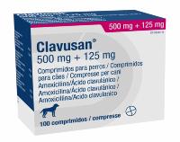Clavusan 500 mg/125 mg comprimidos para perros