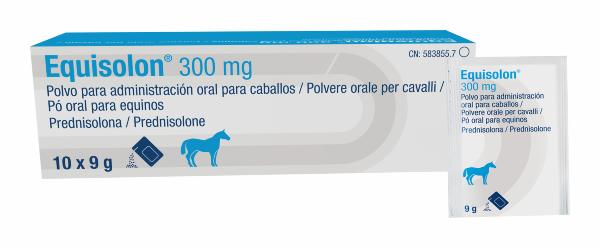Prednisolona en polvo oral para caballos