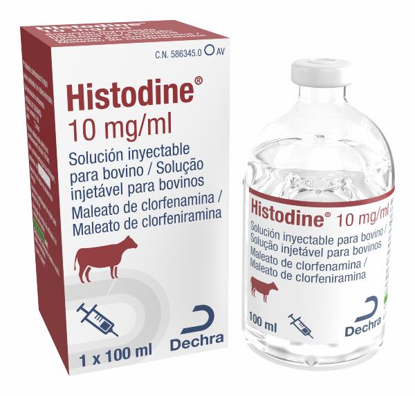 Histodine 10 mg/ml solución inyectable para bovino