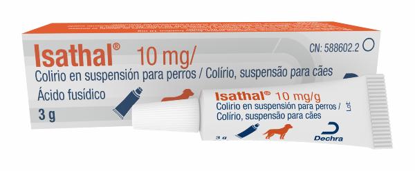 Isathal 10 mg/g colirio en suspensión para perros