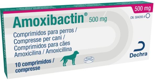 Amoxibactin 500 mg comprimidos para perros