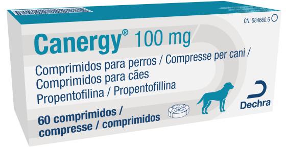 Canergy 100 mg comprimidos para perros