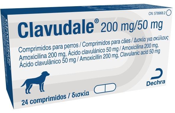 Clavudale 200 mg/50 mg comprimidos para perros