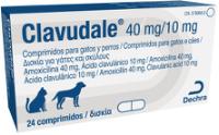 Clavudale 40 mg/10 mg comprimidos para gatos y perros