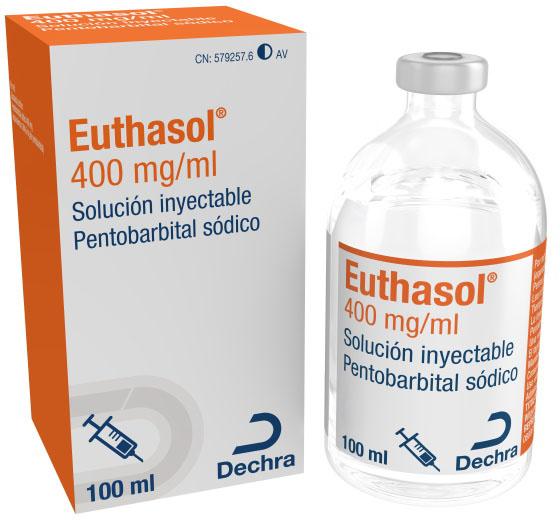 Euthasol 400 mg/ml solución inyectable