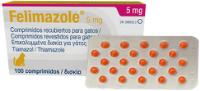 Felimazole 5 mg comprimidos recubiertos para gatos