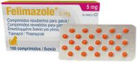 Felimazole 5 mg comprimidos recubiertos para gatos