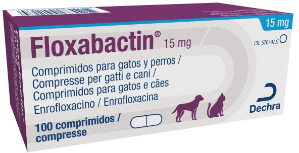 Floxabactin 15 mg comprimidos para gatos y perros