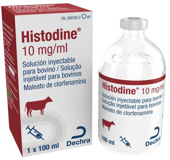 Histodine 10 mg/ml solución inyectable para bovino