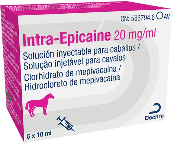 Mepivacaína 20 mg/ml inyectable para caballos
