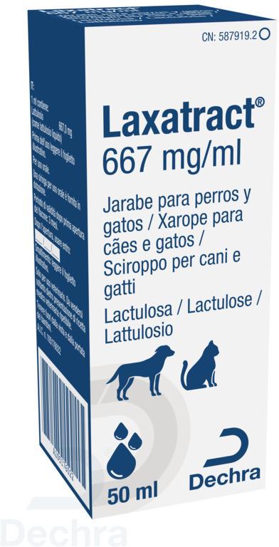 Laxatract 667 mg/ml jarabe para perros y gatos