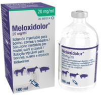 Meloxicam 20 mg/ml inyectable para caballos, bovino y cerdos