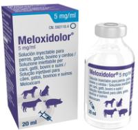 Meloxidolor 5 mg/ml solución inyectable para perros, gatos, bovino y cerdos