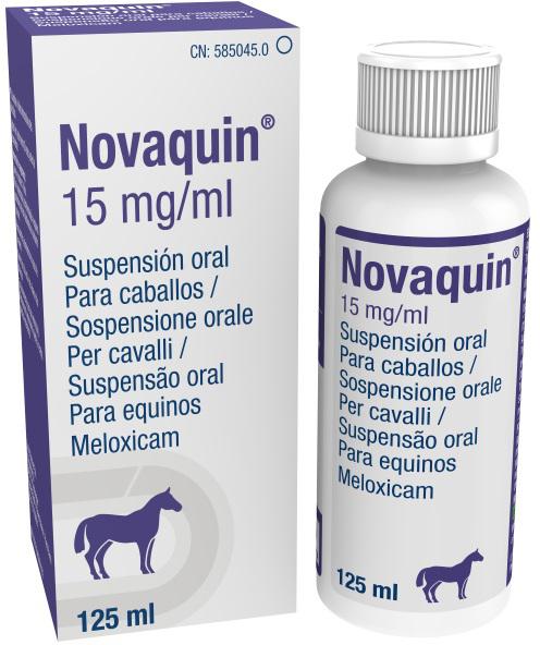 Meloxicam 15 mg/ml en suspensión oral para caballos