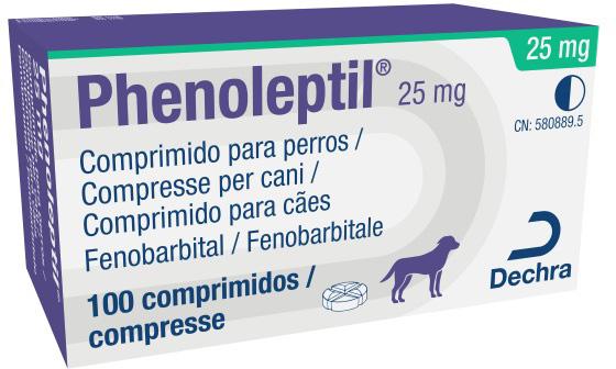 Phenoleptil 25 mg comprimidos para perros
