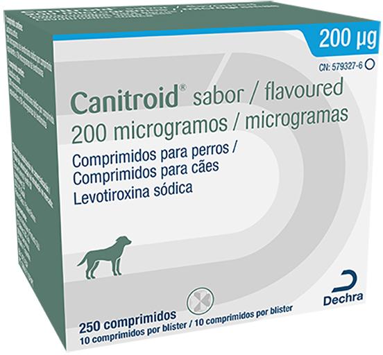 Canitroid sabor 200 µg comprimidos para perros