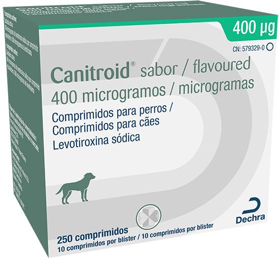 Canitroid sabor 400 µg comprimidos para perros