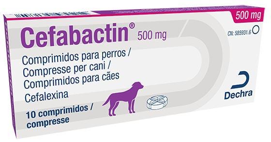 Cefabactin 500 mg comprimidos para perros